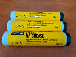 JCB Special HP Grease je mazivo na čepy, pouzdra, kardany, kříže